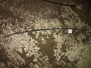 Молдинг двери задней левой верхний Kia  Quoris 2012> б/у