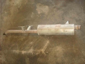 Глушитель задняя часть Renault  Master III 2010> б/у