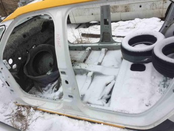 Порог с стойкой левый Citroen  C4 Grand Picasso 2014> б/у